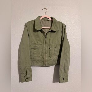 Rubbish Sage Utility Jacket. 100% Cotton! Size XL!! Y’all this jacket 👌🔥